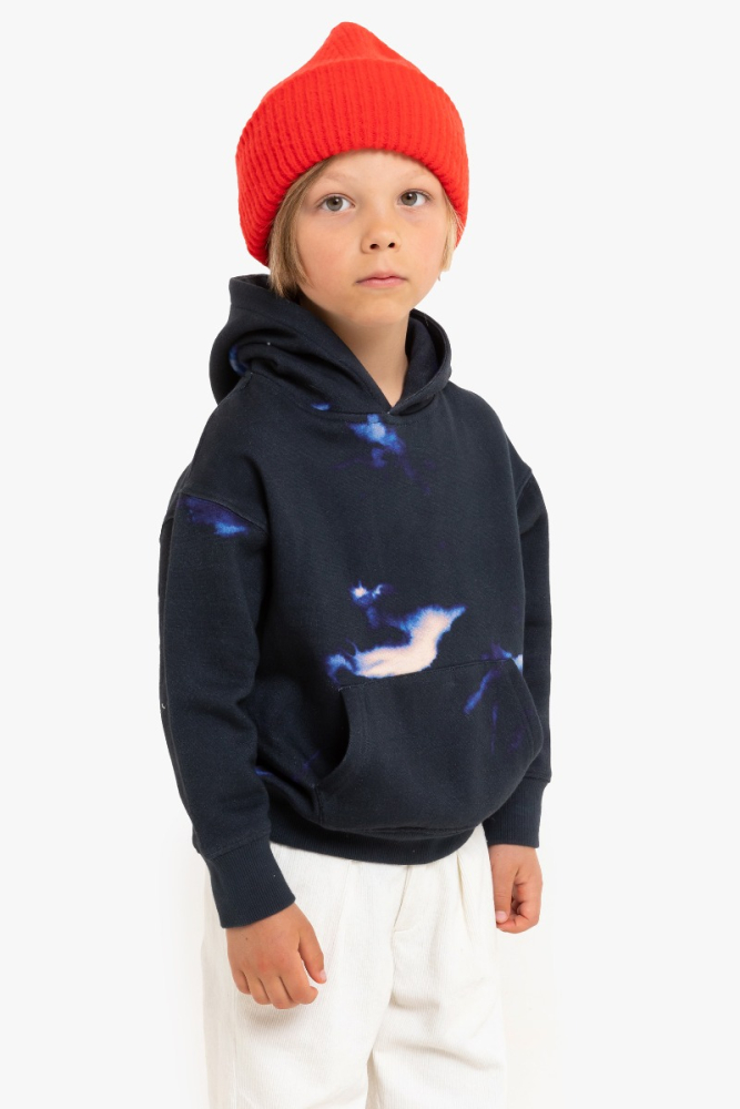 shop nu sweater hoodie ink van simple kids bij ik koop Belgisch conceptstore 'les belges', ruimste aanbod van Belgische kindermode
