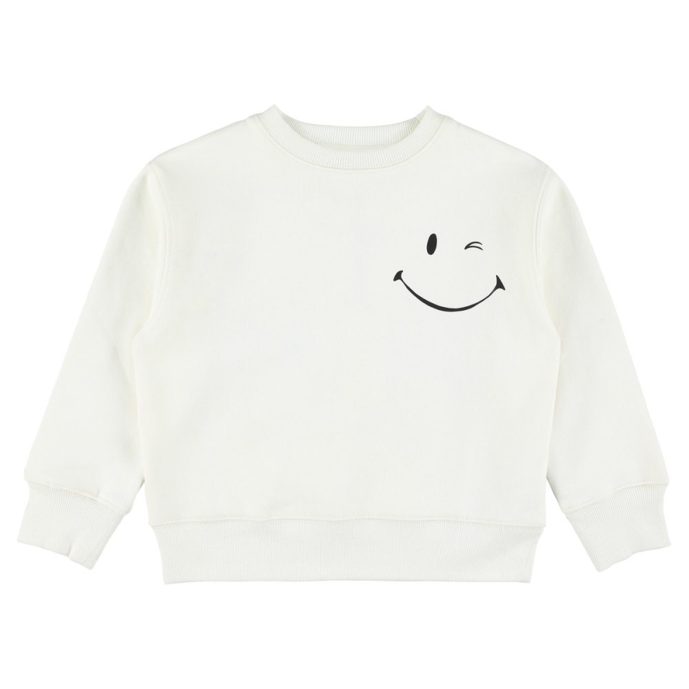 shop nu sweater seaside sweat white van simple kids bij ik koop Belgisch conceptstore 'les belges', ruimste aanbod van Belgische kindermode