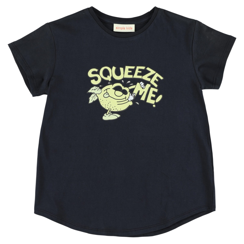 shop nu t-shirt squeeze jersey nuit van simple kids bij ik koop Belgisch conceptstore 'les belges', ruimste aanbod van Belgische kindermode