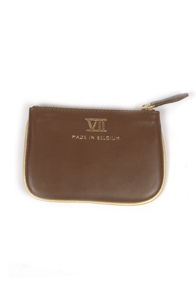 clutch small vert chasse 'spend it all' by VII by cecile de jaegher
