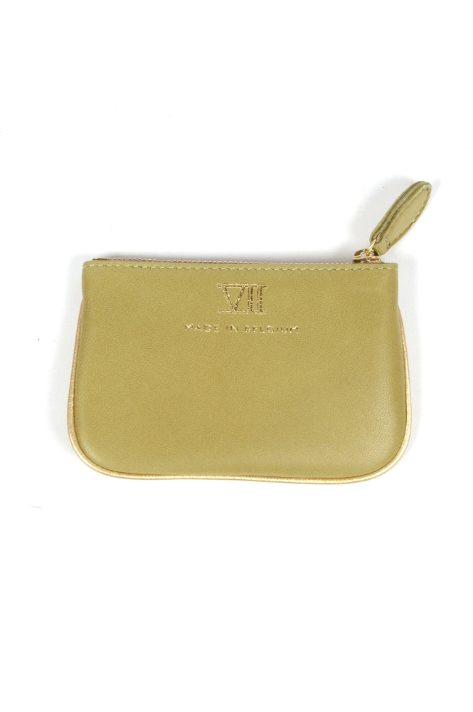 clutch small vert olive 'give me a break' by VII by cecile de jaegher
