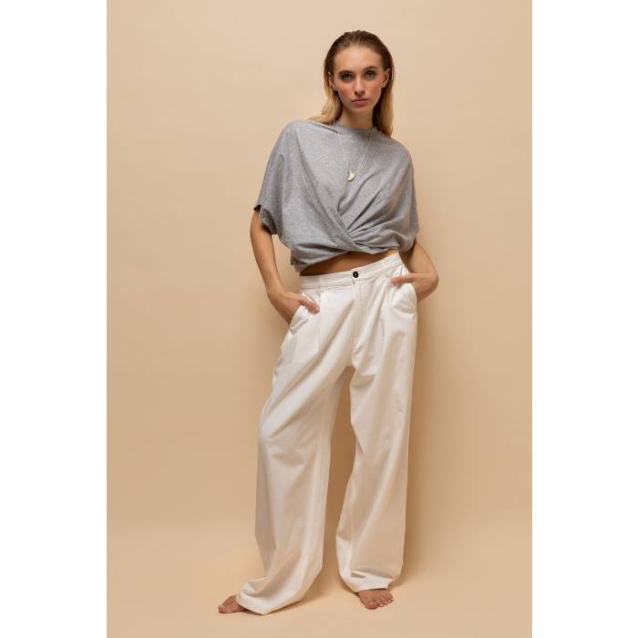 broek persian twill white van mel
