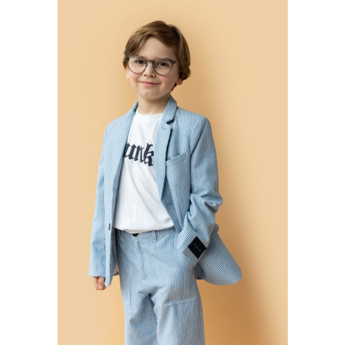 shop nu blazer mayo london blue van simple kids bij ik koop Belgisch conceptstore 'les belges', ruimste aanbod van Belgische kindermode