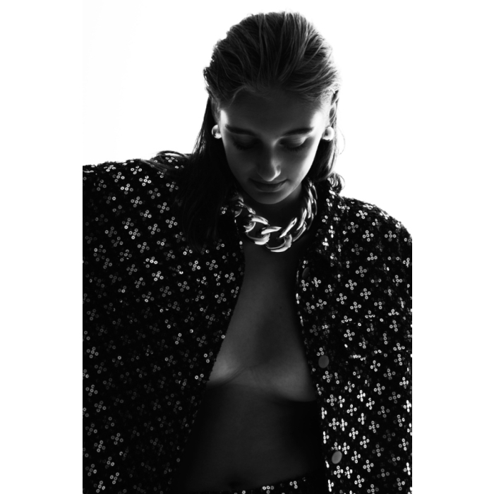 halsketting scarlet silver van laurence delvallez