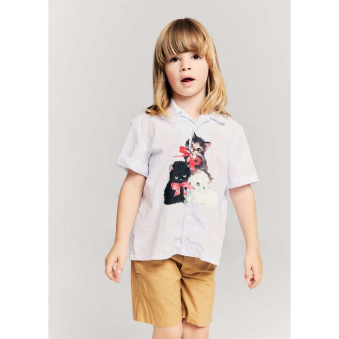 shop nu hemd udo kittens van morley bij ik koop Belgisch conceptstore 'les belges', ruimste aanbod van Belgische kindermode